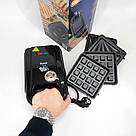 Вафельниця для м'яких вафель Magio MG-363 570 Вт, Гриль електричний, Бутербродниця знімні пластини LF-90, фото 7