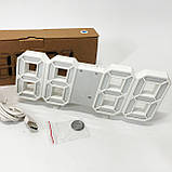 Годинник настільний цифровий електронний led LY-1089, Годинник електронний з підсвічуванням дисплея WZ-85, фото 4