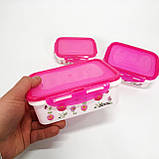 Комплект пластикових судків UNIQUE UN-1511. Колір: рожевий ZV-17, фото 6