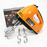 Міксер побутовий кухонний, Хороший міксер кухонний міксер, Кращий ручний міксер Потужний ручний VF-84, фото 9