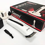 Малошумна машинка для стрижки волосся, Домашня машинка акумуляторна для стрижки волосся HP-95, фото 4