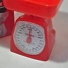 Ваги для кухні на батарейках з екраном MATARIX MX-405 5 кг красные, Настільні ваги для кухні з чашею FQ-94, фото 2