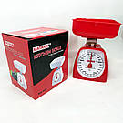 Ваги для кухні на батарейках з екраном MATARIX MX-405 5 кг красные, Настільні ваги для кухні з чашею FQ-94, фото 5