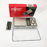 Кишенькові ваги на батарейках Matarix MX-462 500 г, Ваги міліграмові кишенькові ювелірні QO-52, фото 5