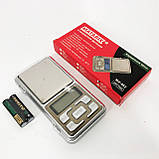 Кишенькові ваги на батарейках Matarix MX-462 500 г, Ваги міліграмові кишенькові ювелірні QO-52, фото 6