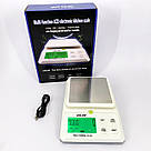 Точні електронні ваги для товарів QZ-168 10кг, Точні кухонні ваги кухонні акумуляторні TE-95, фото 5