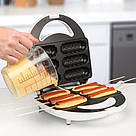 Вафельниця з антипригарним Domotec Germany KB-888, Мультипекар вафельниця електро ZH-30, фото 10