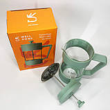 Френч-прес для міцної кави, Приготування чаю за допомогою прес-заварника, Френч-прес для дому та офісу GY-60, фото 6