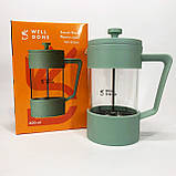 Френч-прес для міцної кави, Приготування чаю за допомогою прес-заварника, Френч-прес для дому та офісу GY-60, фото 8