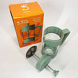 Френч-прес для приготування кави в офісі, Стильний скляний заварювальний чайник, Френч-преси зі скла AU-11, фото 8