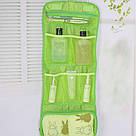 Органайзер дорожній сумочка Travel Storage Bag косметичка. Колір: зелений EF-87, фото 3
