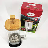 Чайник заварювальний френч прес Con Brio CB-6680W 800 мл, Френчпрес для кави, Чайник прес для чаю TI-87, фото 7