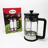 Ручний френч прес для чаю Con Brio CB-6560 600 мл, Міцний френч-прес з нержавіючої сталі XV-81, фото 10