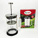 Френч-прес для дому та офісу Con Brio СВ-5960 600 мл, Стильний чайник для заварювання SR-76, фото 5