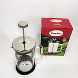 Френч-прес для дому та офісу Con Brio СВ-5960 600 мл, Стильний чайник для заварювання SR-76, фото 8