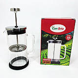 Френч-прес з хорошого матеріалу, Домашній френч-прес, Ручний френч прес для чаю Простий WO-74, фото 3