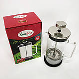 Френч-прес з хорошого матеріалу, Домашній френч-прес, Ручний френч прес для чаю Простий WO-74, фото 6