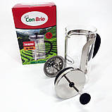 Багаторазовий френч-прес, Френч-прес красивий, Френч-прес з ручкою Простий WH-39, фото 4