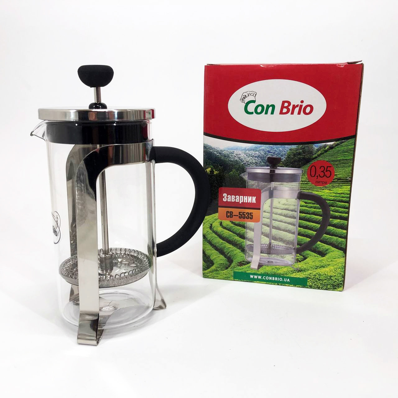 Багаторазовий френч-прес, Френч-прес красивий, Френч-прес з ручкою Простий WH-39, фото 1