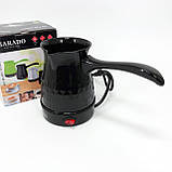 Турка 500 мл Marado MA-1625, Електротурка при закипанні, Електро турка Електрична кавоварка IQ-84, фото 3