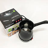 Турка 500 мл Marado MA-1625, Електротурка при закипанні, Електро турка Електрична кавоварка IQ-84, фото 7