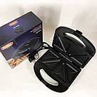 Бутербродниця гриль сендвічниця, Бутербродниця мультимейкер, бутербродниці настільний гриль DK-72, фото 9