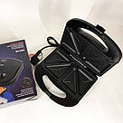 Бутербродниця гриль сендвічниця, Бутербродниця мультимейкер, бутербродниці настільний гриль DK-72, фото 10