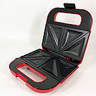 Електрична сендвічниця-бутербродниця, Бутербродниця гриль сендвічниця, Бутербродниця гриль NM-77, фото 3