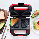 Електрична сендвічниця-бутербродниця, Бутербродниця гриль сендвічниця, Бутербродниця гриль NM-77, фото 6