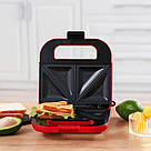 Електрична сендвічниця-бутербродниця, Бутербродниця гриль сендвічниця, Бутербродниця гриль NM-77, фото 8