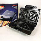 Сендвічниця для бутербродниця MAGIO, Притискна електробутербродниця, Електробутербродниця GC-32, фото 9