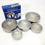 Набір харчових контейнерів Unique UN-1515 5 шт із нержавіючої сталі RF-43, фото 6