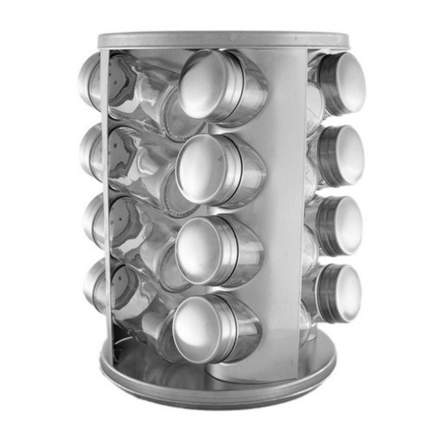 Підставка для спецій сервірування, Кухонний органайзер зі спеціальними баночками, Спецівники IQ-17, фото 1