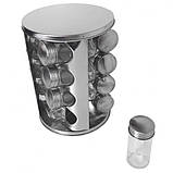 Підставка для спецій сервірування, Кухонний органайзер зі спеціальними баночками, Спецівники IQ-17, фото 2