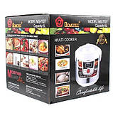 Мультиварка пароварка якісна Domotec MS-7727 5 л 900 Вт, Мультиварка з підтримкою температурного режиму XK-22, фото 4