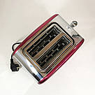 Тостер на 2 скибочки з терморегулятором Magio MG-286, Тостер подвійний для замороженого хліба LB-14, фото 8