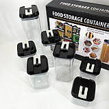 Баночка для спецій на рейлінг FOOD, Набір спецівниць для спецій спецівники Набір кухню FD-13, фото 3