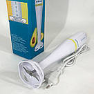 Електричний блендер для збивання, Занурювальний блендер з металевим корпусом, Кухонний комбайн для дачі MT-39, фото 10