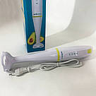 Електричний блендер для збивання, Занурювальний блендер з металевим корпусом, Кухонний комбайн для дачі MT-39, фото 5