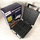 Вафельниця для баб вафель SeaBreeze, Якісна вафельниця для вафель з безпечним покриттям IS-80, фото 2