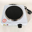 Плита електрична настільна електроплитка Sea Breeze SB-060 белая, Дискова плита для дому RM-62, фото 7