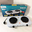 Маленька електроплита настільна Sea, Портативна плита для кухні, Міні-плита для дому FZ-60, фото 3