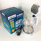 Якісні електрочайник SeaBreeze, Вишуканий чайник, Скляний електрочайник з вбудованим підсвічуванням HB-68, фото 2