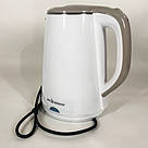 Ергономічний електричний чайник, Надійний хороший електричний чайник Стильний HB-56, фото 8