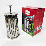 Скляний чайник для кави та чаю Brio CB-5060 600 мл, Зручний чайник для заварювання зі скла з ситом GN-33, фото 2