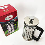 Скляний чайник для кави та чаю Brio CB-5060 600 мл, Зручний чайник для заварювання зі скла з ситом GN-33, фото 5