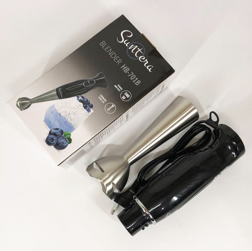 Побутовий блендер для занурення Suntera, Блендер подрібнювач для коктейлів Смузі мейкер YK-73, фото 1