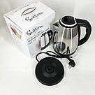 Електричний чайник безшумний, Вишуканий електрочайник, Чайник красивий електричний OR-33, фото 3