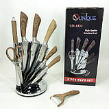 Кухонні ножі для готування UNIQUE UN-1833, Професійні ножі для домашньої кухні Сучасні кухонні NC-68, фото 7