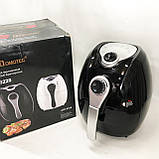 Мульти фритюрниця Domotec, Аерофрітюрниця з функцією швидкого приготування, Мультипіч для готування YP-98, фото 9